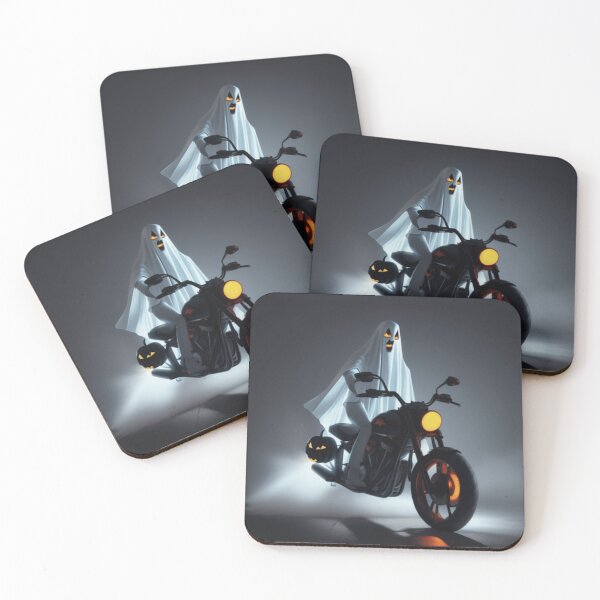 Item preview, Halloween Skeleton Riding A Motorcycle  designed and sold by catchyology.
