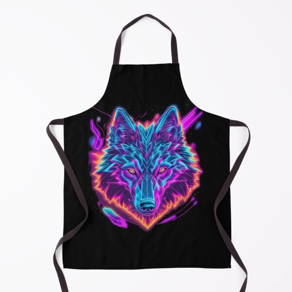Item preview, Synthwave Style / Neon Wolf designed and sold by Seneku-Design.