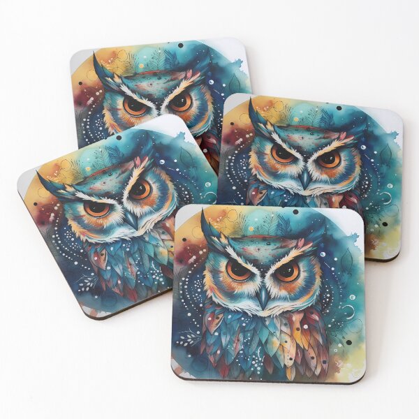 Item preview, Boho Watercolor Owl designed and sold by VeronicArt85.