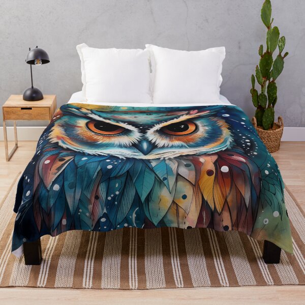 Item preview, Boho Watercolor Owl designed and sold by VeronicArt85.