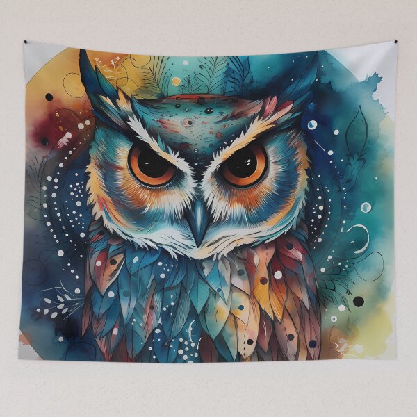 Item preview, Boho Watercolor Owl designed and sold by VeronicArt85.