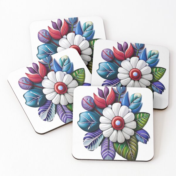 Item preview, multicolored flower designed and sold by amazouz1.