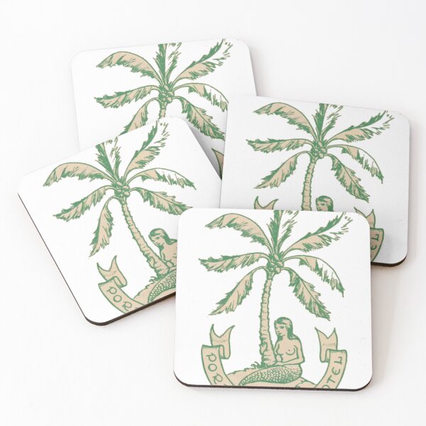 Item preview, Palm Tree Mermaid  designed and sold by TheBluStudio.