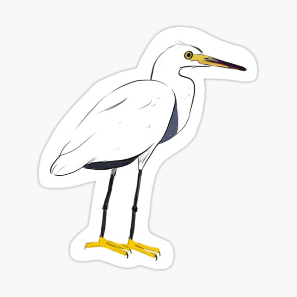Item preview, Snowy Egret designed and sold by girlinwhiteglasses.