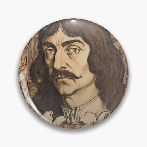 Artikelvorschau, René Descartes entworfen und verkauft von ComicsFactory.