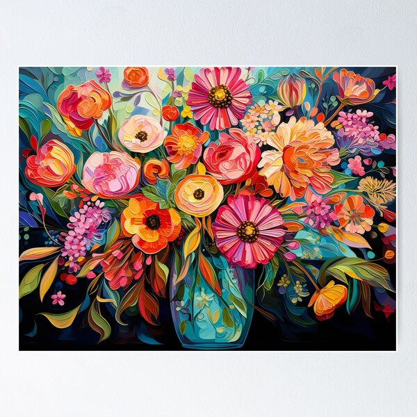 Item preview, Floral Still life painting 2 designed and sold by Art by Lilia.