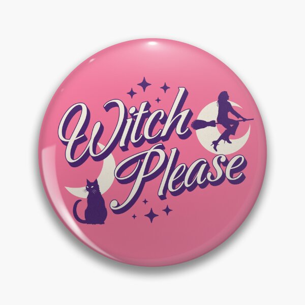 Item preview, Witch Please, Modern Witch and Black Cat designed and sold by candlewithhare.