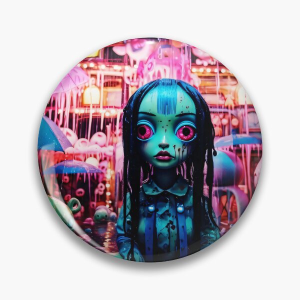 Item preview, Solitude Under Neon Rain designed and sold by a house mouse.