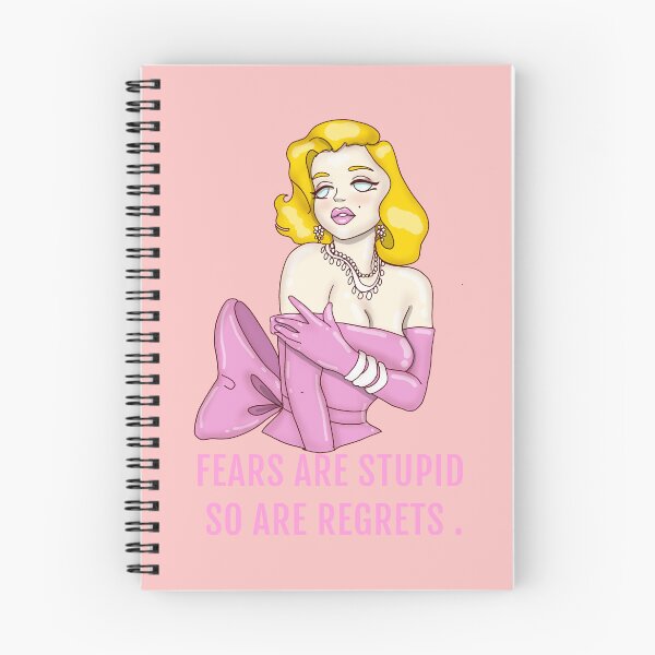 Item preview, Fears are stupid so they are regressed. marilyn quotes designed and sold by La Loca.