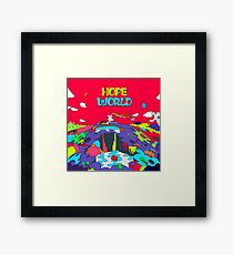 J-Hoffnung Hope World Mixtape Gerahmtes Wandbild