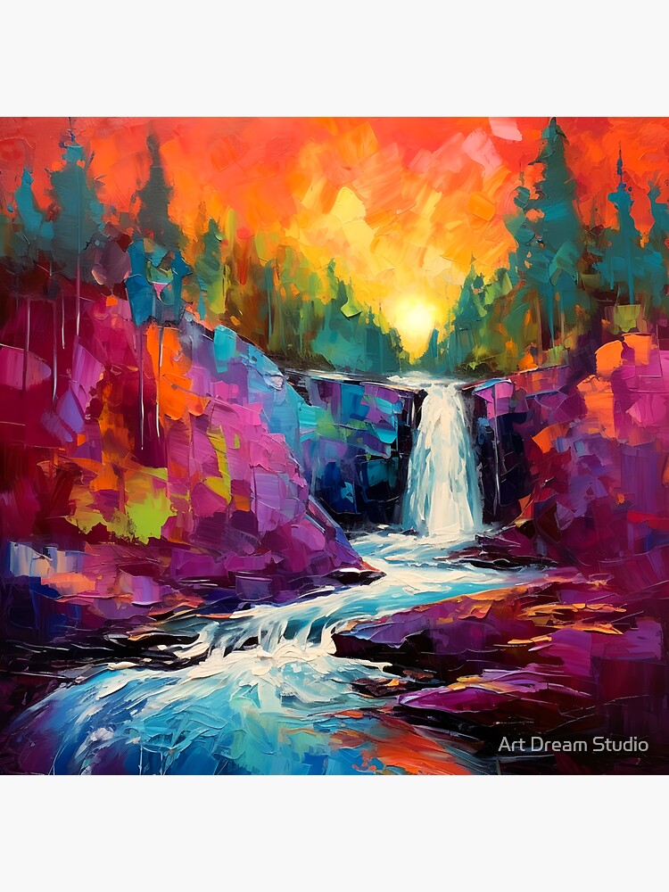 sunset dream  Nature art painting, Painting art projects, Diy canvas art  painting