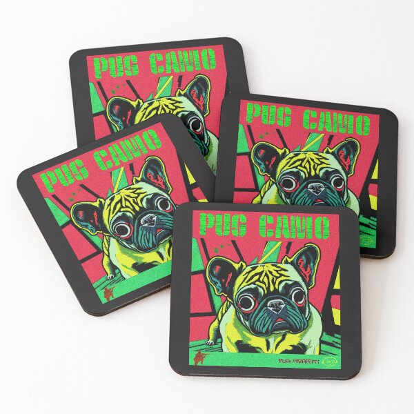 Item preview, Pug Camo 9 designed and sold by RedBluffTraders.