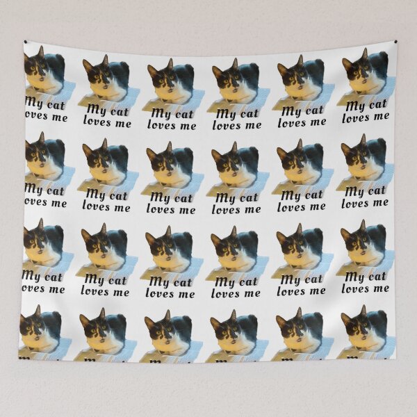 Item preview, My Cat Loves Me designed and sold by Mizjean.