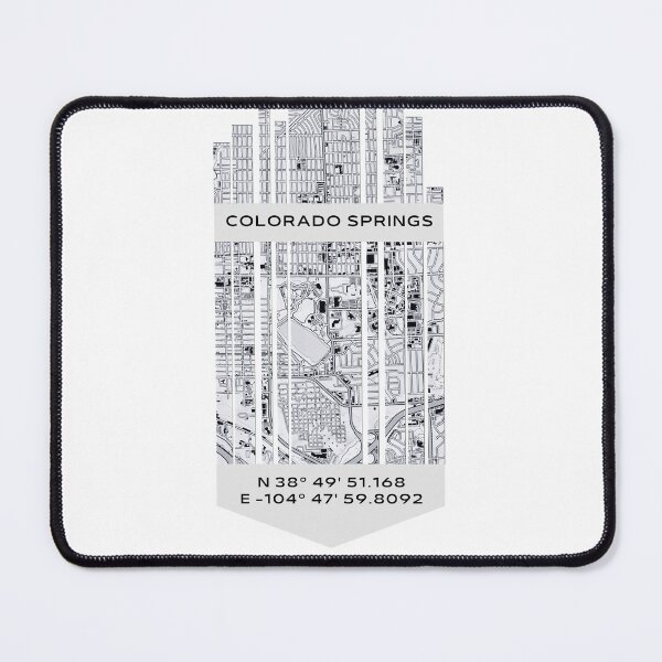 Item preview, AMERICA Colorado Springs, CO - Latitude/Longitude designed and sold by ALLesROUNDER.