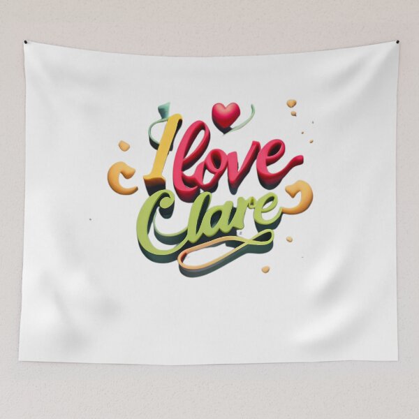 Item preview, I Love Clare County Clare Ireland designed and sold by OliDesigns.