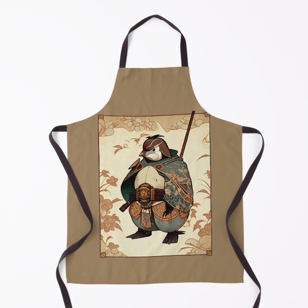Item preview, Samurai Penguin Art Nouveau designed and sold by entwithanaxe.
