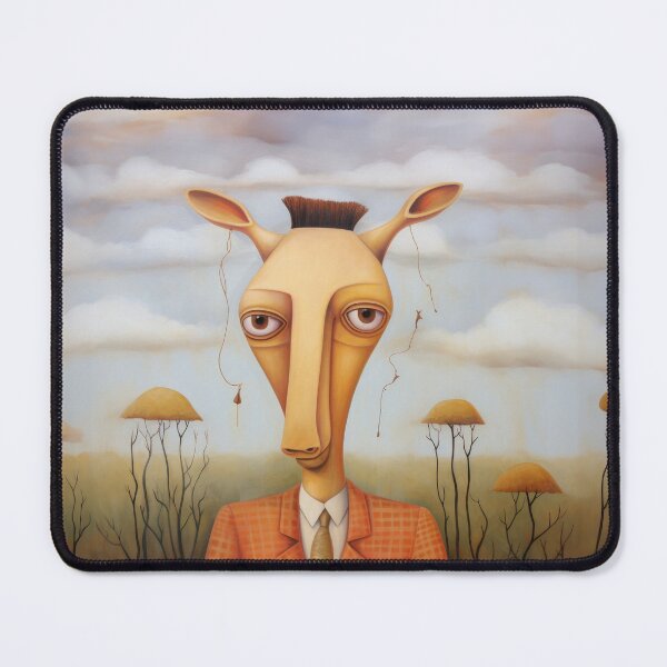 Item preview, Portrait of a Giraffe in Orange Suit designed and sold by YoPedro.
