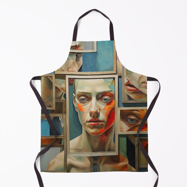 Item preview, Collage de pintura al óleo, obras de arte con IA designed and sold by silent-violin.