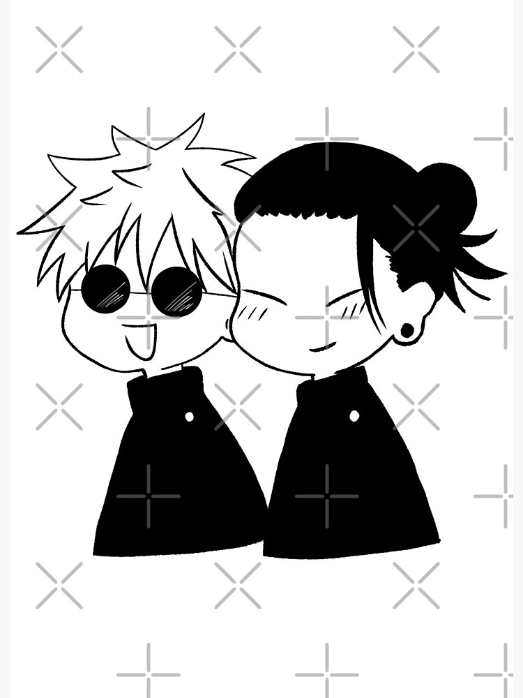 Gojo Geto Best Friends Chibi Anime Jujutsu Kaisen PNG, 43% OFF