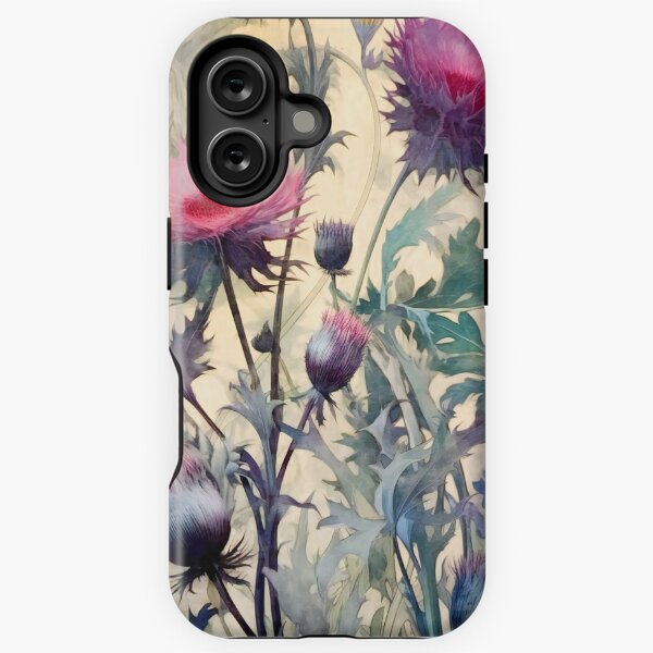 Vista previa del artículo con la obra «Vintage floral - Cardos escoceses», diseñado y vendido por Art by Lilia.