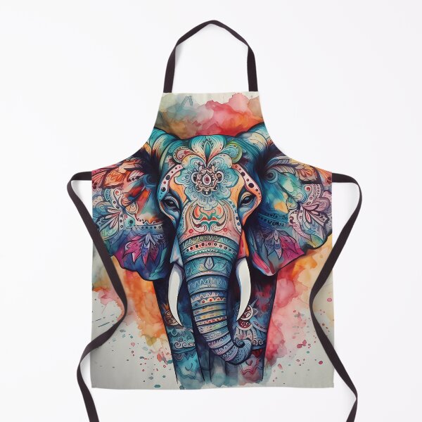 Item preview, Boho Watercolor Elephant designed and sold by VeronicArt85.