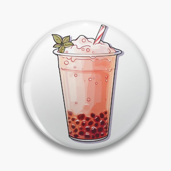 Item preview, Raspberry Bubble Tea  designed and sold by meganohm.