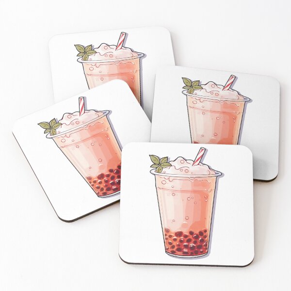 Item preview, Raspberry Bubble Tea  designed and sold by meganohm.