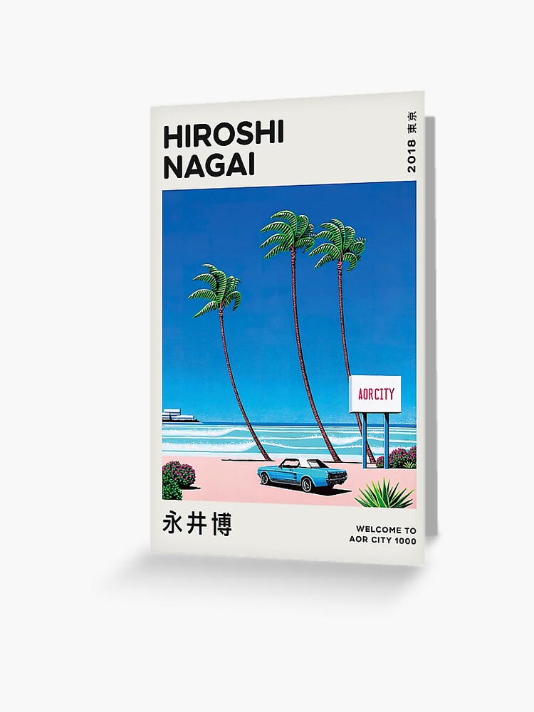 Hiroshi Nagai Aor City Print Album Cover Poster Printable Wall Art