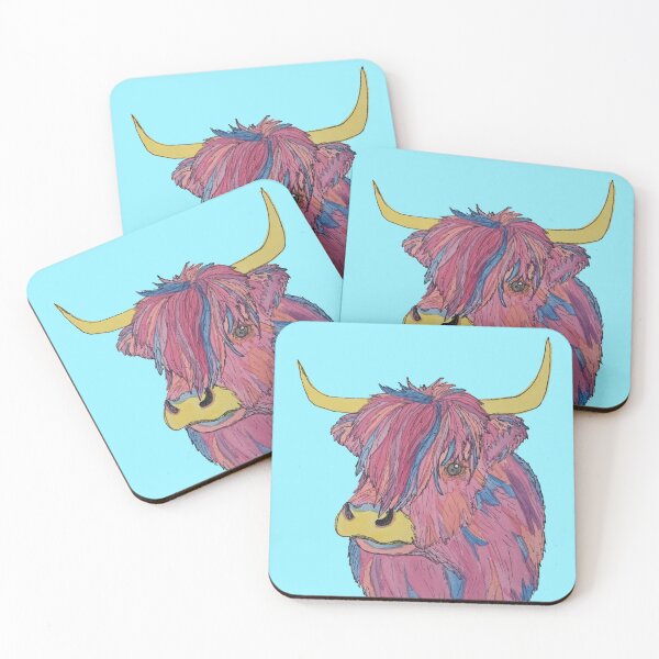 Item preview, Groovy Highland Cow designed and sold by LuvbuzzArt.