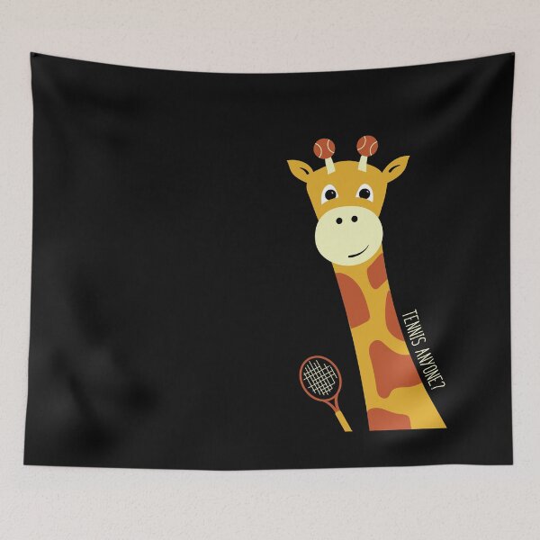 Artikelvorschau, Tennis Giraffe Tennis irgendjemand? entworfen und verkauft von whyitsme.