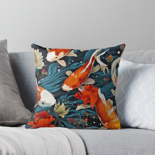 Item preview, Koi Fish Garden Pattern designed and sold by Qoupy.