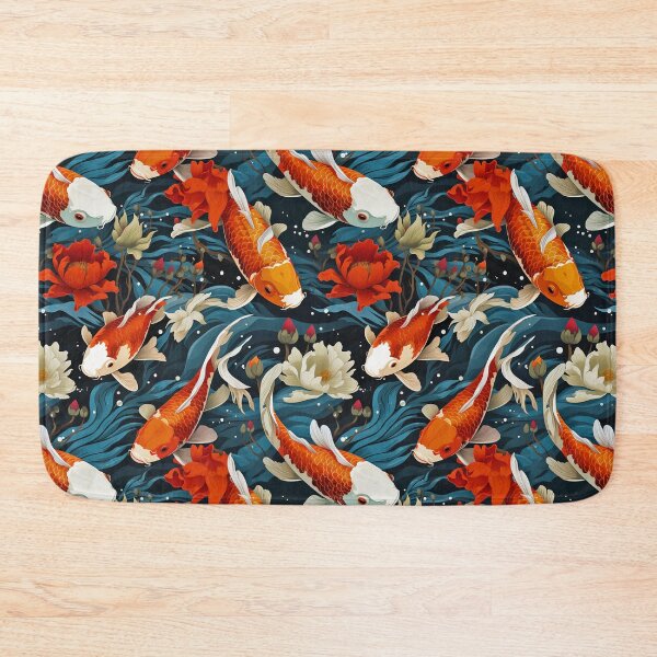 Item preview, Koi Fish Garden Pattern designed and sold by Qoupy.