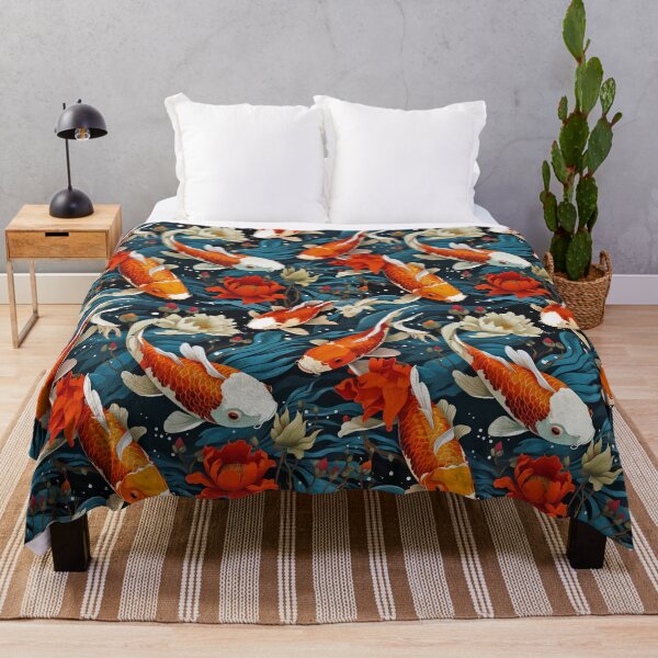 Item preview, Koi Fish Garden Pattern designed and sold by Qoupy.