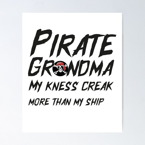 Item preview, Pirate Grandma Shirt, designed and sold by sirrab.