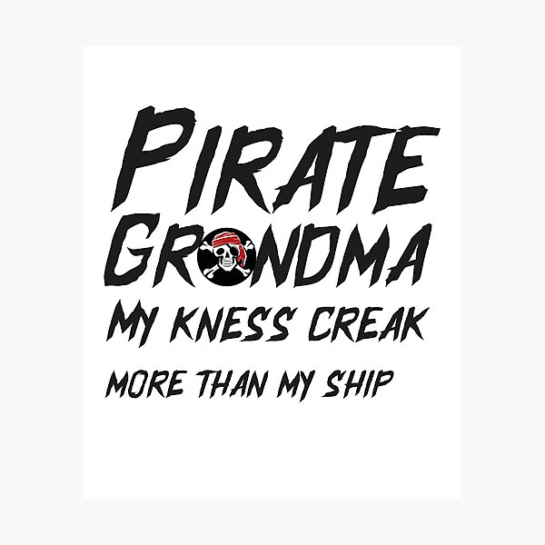 Item preview, Pirate Grandma Shirt, designed and sold by sirrab.