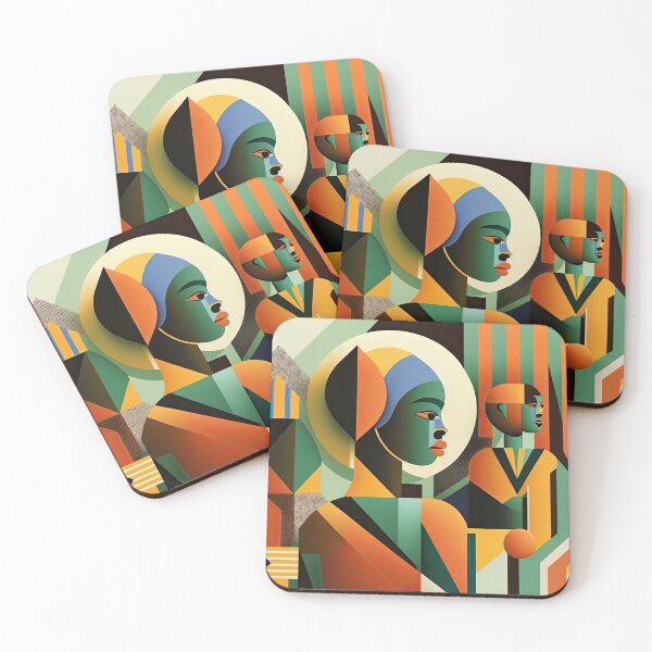 Artikelvorschau, African Tribe Bauhaus Design entworfen und verkauft von ArtificialGenes.