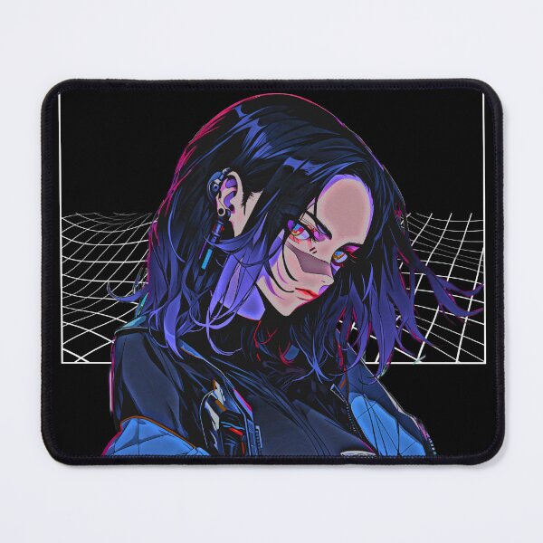 Item preview, Cyberpunk Anime Girl designed and sold by CursedInk.