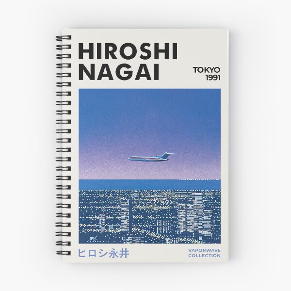 Item preview, Hiroshi Nagai Night Flyte Tokyo Airplane  Wall Art Print 90s Vintage Illustration  Japan Manga Wall Art Vaporwave Pop Art  designed and sold by Nicodemuss.