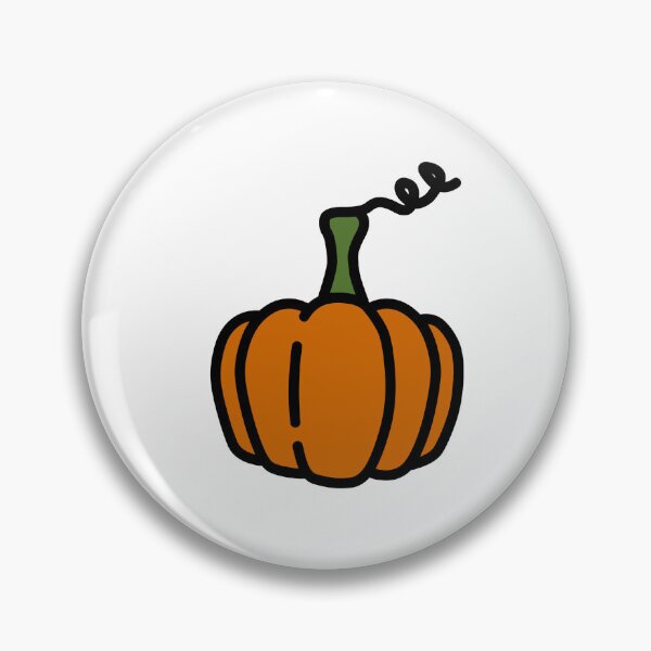 Item preview, Cute Stylized Pumpkin designed and sold by MossMothDesigns.