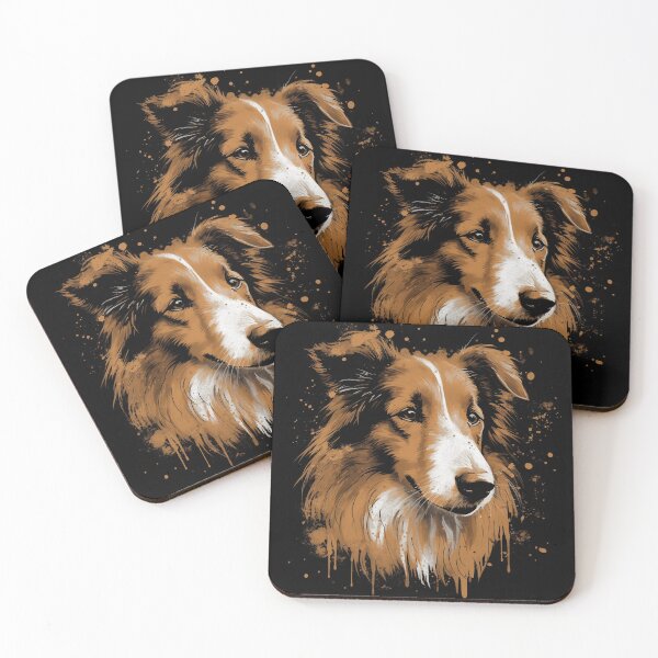Item preview, A Street Art Rough Collie Dog  designed and sold by GVRDesign.