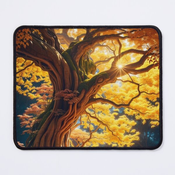 Item preview, Autumn Majesty - Big Tree in Fall | Captivating Beauty of Seasonal Transition designed and sold by OrangeMG.
