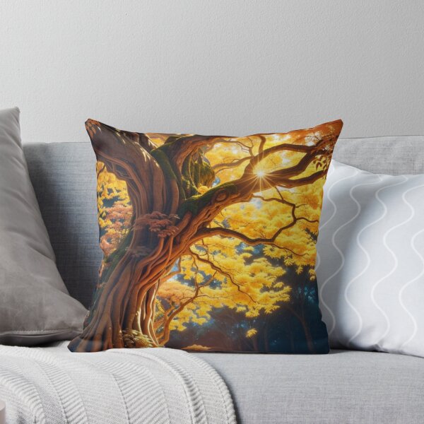 Item preview, Autumn Majesty - Big Tree in Fall | Captivating Beauty of Seasonal Transition designed and sold by OrangeMG.