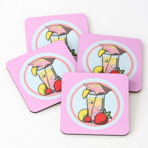 Item preview, POP DRINK - Strawberry Lemonade designed and sold by Sketchy-Night.