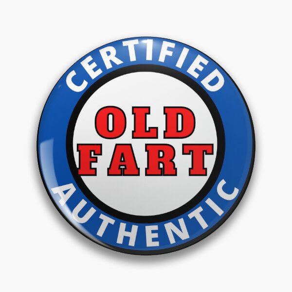 Item preview, Funny Retirement Gift - Certified  Authentic Old Fart Humor for Retirees designed and sold by Gilby-Designs.