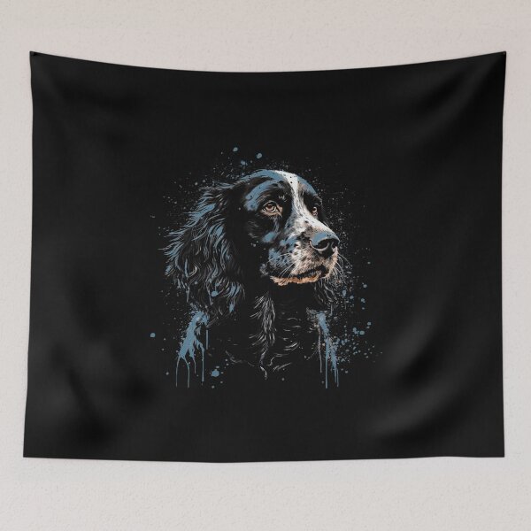 Item preview, A Street Art English Springer Spaniel Distressed Style designed and sold by GVRDesign.