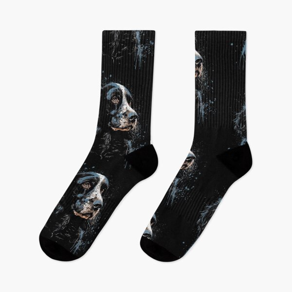 Item preview, A Street Art English Springer Spaniel Distressed Style designed and sold by GVRDesign.