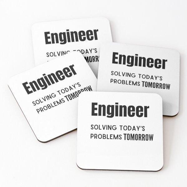 Item preview, Engineer. Solving today's problems tomorrow designed and sold by Custom-Print.