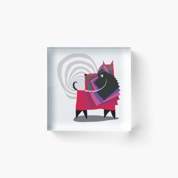 Item preview, A cheerful dog and a trick with its tail designed and sold by Yatoff.