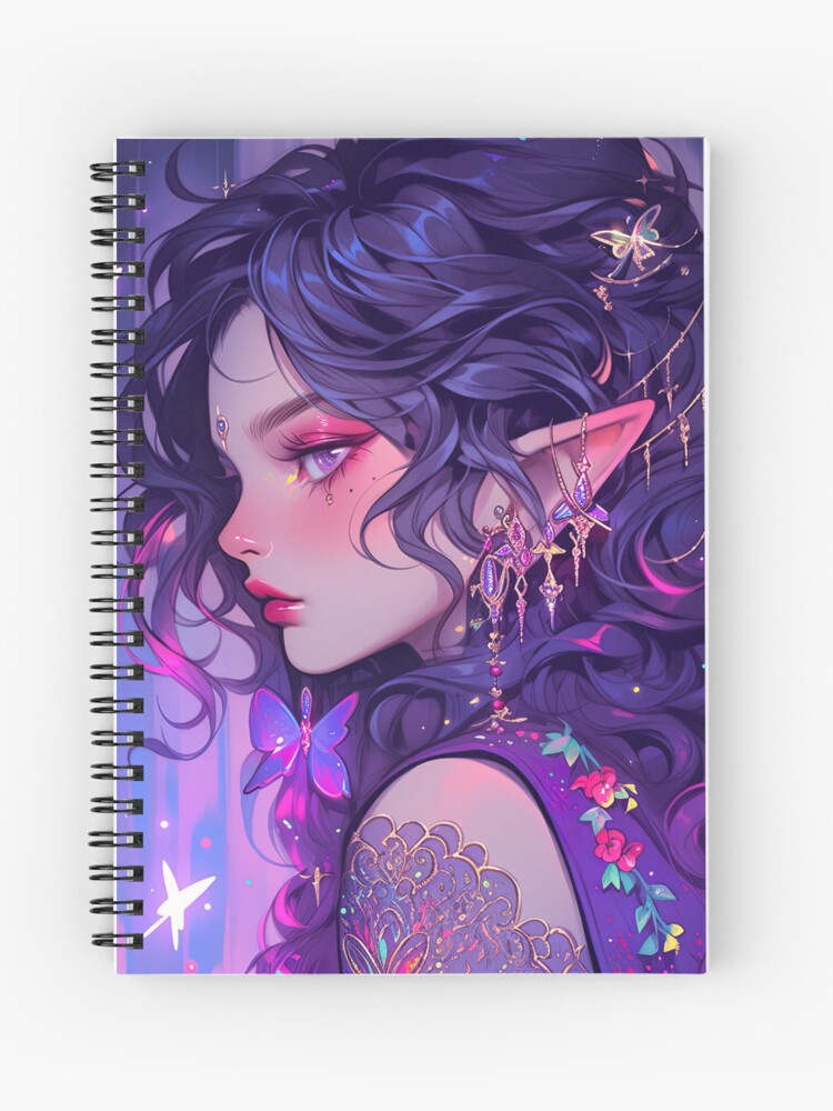 My Anime Sketchbook for Drawing for Teen Girls, Dreamy Purple Artsy Design  Large 8x11 Blank Pages Notebook for Sketching, Writing, Coloring, Painting