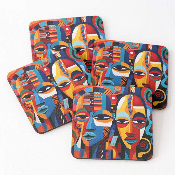 Item preview, African Tribe Bauhaus Design designed and sold by ArtificialGenes.